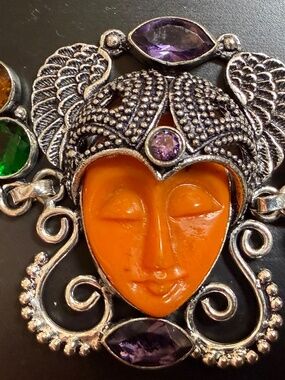 Sajen-style Multi-gemstone bracelet set in sterling silver